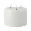 Scandi Essentials Led-Kynttilät^Bright Melt loistokynttilä LED 3 sydäntä 13 cm., Valkoinen