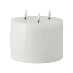 Scandi Essentials Led-Kynttilät^Bright Melt loistokynttilä LED 3 sydäntä 13 cm., Valkoinen