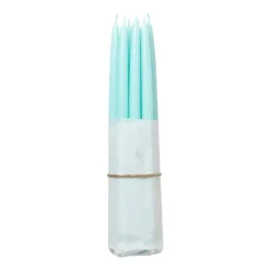 Broste Copenhagen Kynttilät^-antiikkikynttilä kastettu 10-pakkaus, Mint green