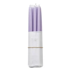 Broste Copenhagen Kynttilät^-antiikkikynttilä kastettu 10-pakkaus, Orchid light purple