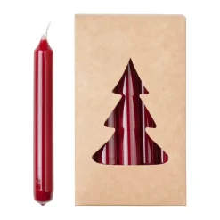 Broste Copenhagen Kynttilät^Broste -joulukuusenkynttilä glossy Ø 1,2x10,2 cm 20-pakkaus, Burgundy