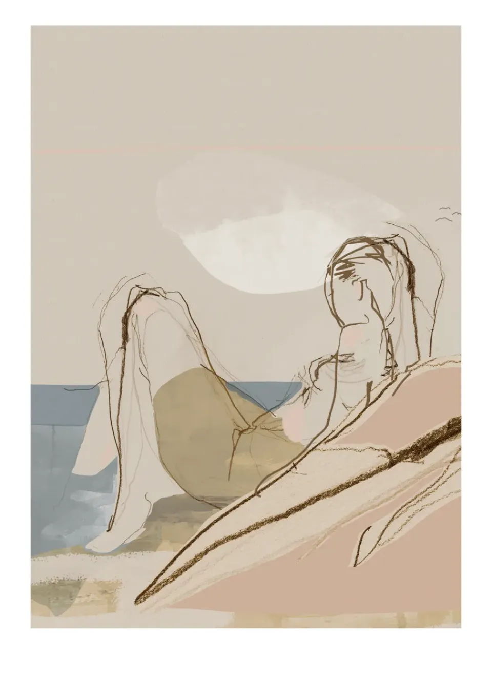 Anna Bülow Julisteet^By the Ocean juliste, 50x70 cm