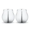 Georg Jensen Kynttilälyhdyt & Kynttilävadit^Cafu kynttilälyhty 2-pakkaus, Ruostumaton teräs