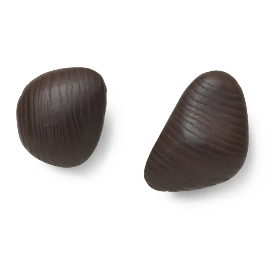 Ferm Living Koukut & Vaateripustimet^Cairn koukku 2 osaa, Dark Brown