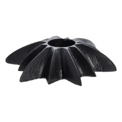 Lene Bjerre Kynttilänjalat & Kyntteliköt^Caville kynttilänjalka tähti 9,5 cm, Black
