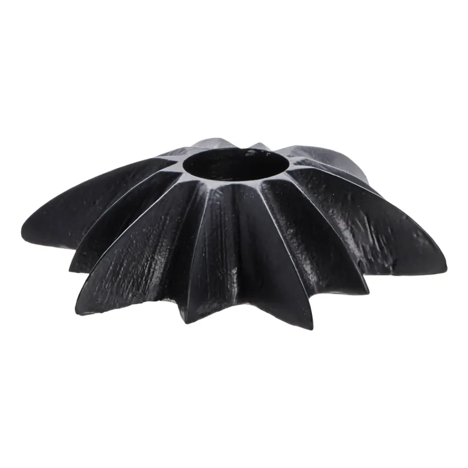 Lene Bjerre Kynttilänjalat & Kyntteliköt^Caville kynttilänjalka tähti 9,5 cm, Black