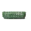 Ferm Living Säilytyskorit^Ceramic letitetty kori soikea 15x30 cm, Emerald Green