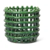 Ferm Living Säilytyskorit^Ceramic punottu kori Ø 16 cm, Emerald Green