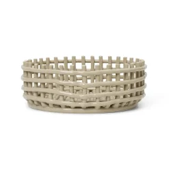 Ferm Living Koristekulhot^Ceramic punottu kulho, Cashmere