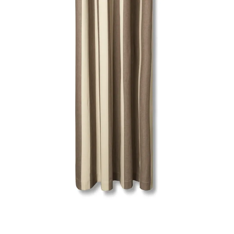 Ferm Living Suihkuverhot^Chambray suihkuverho, Carob brown-parchment