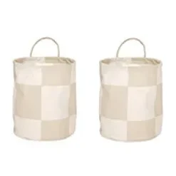 OYOY Säilytyskorit^Chess säilytyskorit small 2-pack., Clay-offwhite