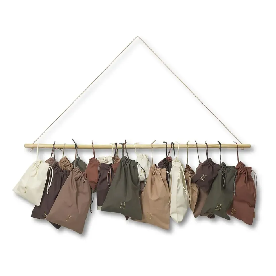 Ferm Living Joulukoristeet^Christmas countdown joulukalenteri, Multi