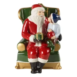 Villeroy & Boch Joulukoristeet^Christmas Toys joulupukki nojatuolissa, Punainen
