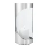 Georg Jensen Kynttilälyhdyt & Kynttilävadit^Chrome contours hurricane kynttilälyhty 28 cm, Ruostumaton teräs
