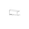 Essem Design Hattuhyllyt^Classic 650 -hattuhylly, Valkoinen/kromi, 2 tasoa, 50 cm