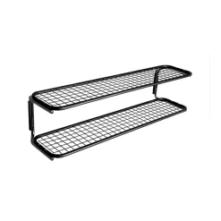 Essem Design Kenkähyllyt^Classic 650 -kenkähylly, Musta/kromi, 2 tasoa, 50 cm