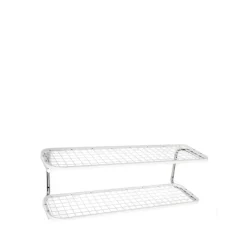 Essem Design Kenkähyllyt^Classic 650 -kenkähylly, Valkoinen/kromi, 2 tasoa, 100 cm