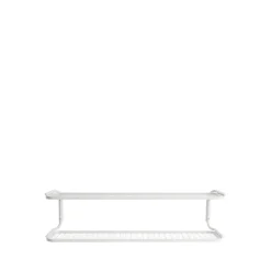 Essem Design Kenkähyllyt^Classic 650 -kenkähylly, Valkoinen/valkoinen, 2 tasoa, 100 cm