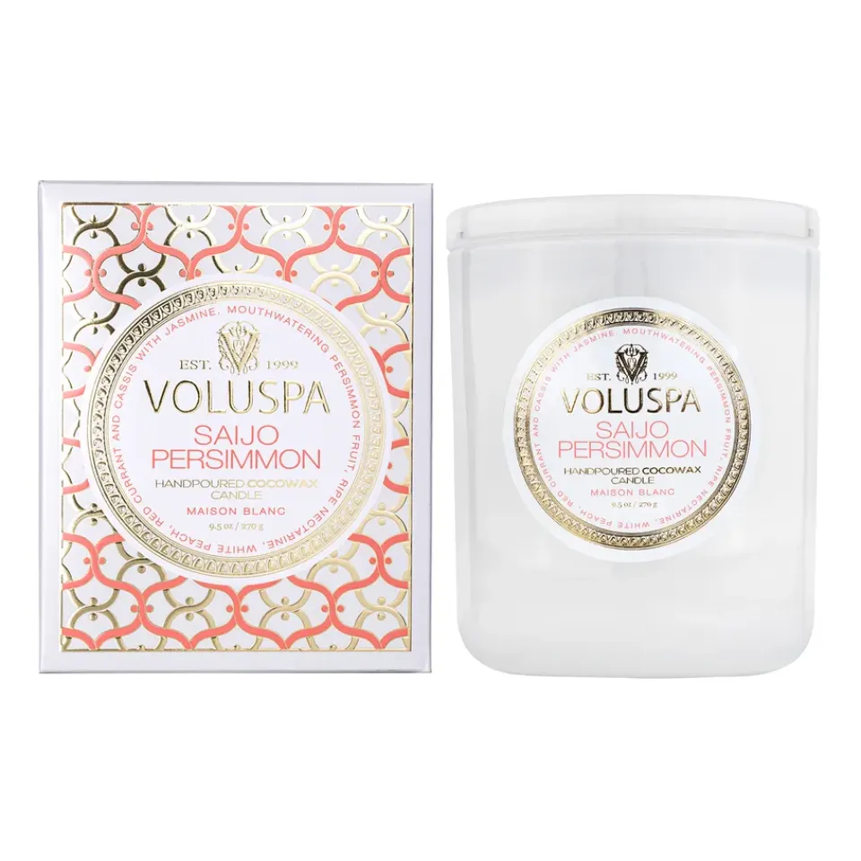 Voluspa Tuoksukynttilät & Tuoksutikut^Classic Maison Blanc tuoksukynttilä 60 tuntia, Saijo Persimmon