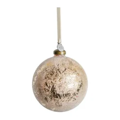 Lene Bjerre Joulukoristeet^Clearena joulupallo Ø10 cm, Rose-gold