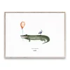Paper Collective Julisteet|Lastenhuoneen Sisustus^Coco the Crocodile -juliste, 30 x 40 cm