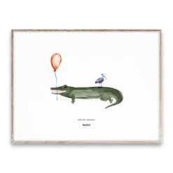 Paper Collective Julisteet|Lastenhuoneen Sisustus^Coco the Crocodile -juliste, 30 x 40 cm