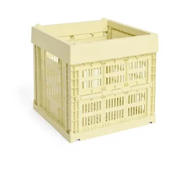 HAY Lastenhuoneen Säilytys|Laatikot & Rasiat^Colour Crate Cube 29.5x29.5 cm, Light yellow