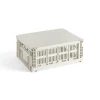 HAY Säilytyskorit^Colour Crate -kansi medium, Off-white