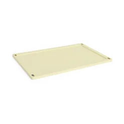 HAY Säilytyskorit^Colour Crate kansi plastic large, Light yellow