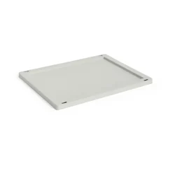 HAY Säilytyskorit^Colour Crate kansi plastic medium, Grey