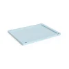 HAY Säilytyskorit^Colour Crate kansi plastic medium, Soft blue