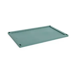 HAY Säilytyskorit^Colour Crate kansi plastic large, Dark green