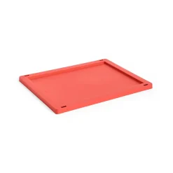 HAY Säilytyskorit^Colour Crate kansi plastic medium, Red
