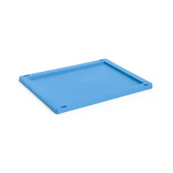 HAY Säilytyskorit^Colour Crate kansi plastic medium, Electric blue