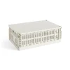 HAY Säilytyskorit^Colour Crate -kansi suuri, Off-white