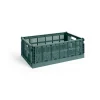 HAY Säilytyskorit^Colour Crate L 34,5 x 53 cm, Dark green
