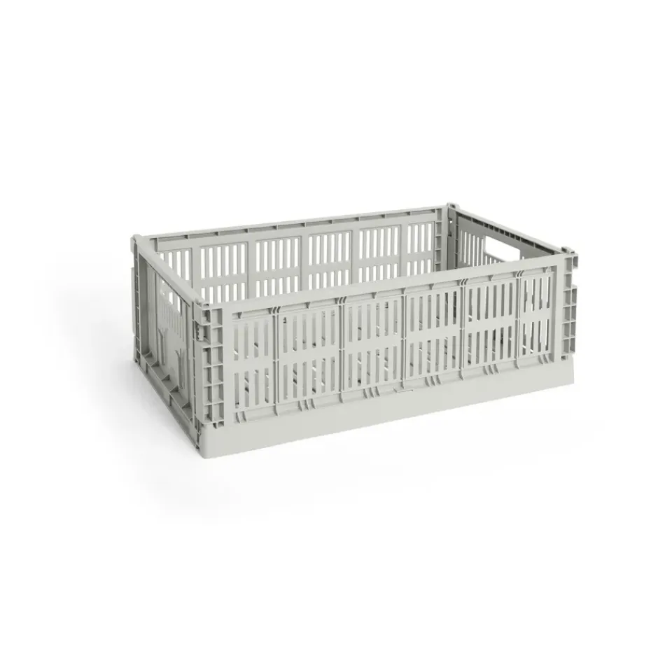 HAY Säilytyskorit^Colour Crate L 34,5 x 53 cm, Grey