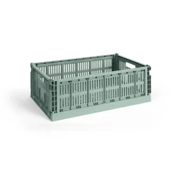HAY Säilytyskorit^Colour Crate L 34,5 x 53 cm, Sage green
