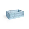 HAY Säilytyskorit^Colour Crate L 34,5 x 53 cm, Soft blue
