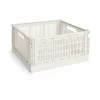 HAY Laatikot & Rasiat^Colour Crate L Square 42x42 cm, Off white