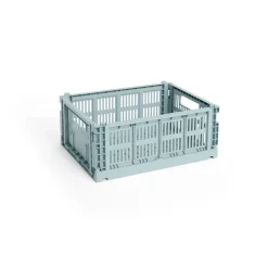 HAY Säilytyskorit^Colour Crate M 26,5 x 34,5 cm, Dusty blue