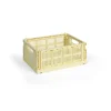 HAY Säilytyskorit^Colour Crate M 26,5 x 34,5 cm, Light yellow