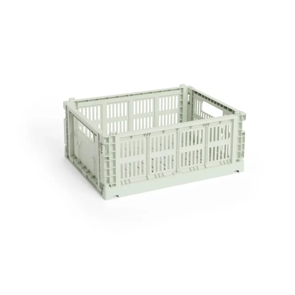 HAY Säilytyskorit^Colour Crate M 26,5 x 34,5 cm, Mint