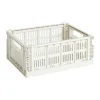 HAY Säilytyskorit^Colour Crate M 26,5 x 34,5 cm, Off-white