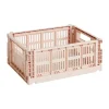 HAY Säilytyskorit^Colour Crate M 26,5 x 34,5 cm, Powder