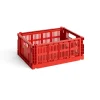 HAY Säilytyskorit^Colour Crate M 26,5 x 34,5 cm, Red