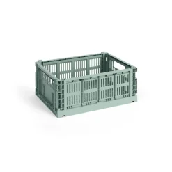 HAY Säilytyskorit^Colour Crate M 26,5 x 34,5 cm, Sage green