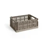 HAY Säilytyskorit^Colour Crate M 26,5 x 34,5 cm, Warm grey