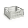 HAY Laatikot & Rasiat^Colour Crate M Square 29.5x29.5 cm, Grey
