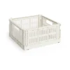 HAY Laatikot & Rasiat^Colour Crate M Square 29.5x29.5 cm, Off white